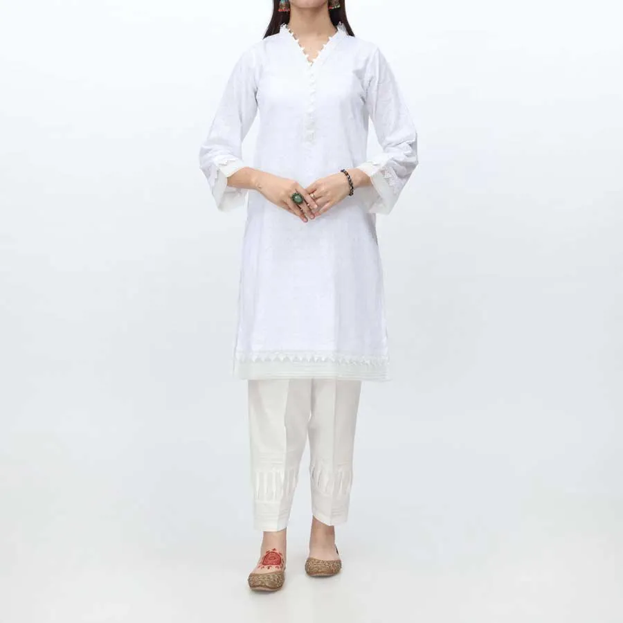 1PC- Embroidered Chikankari Shirt PS4078