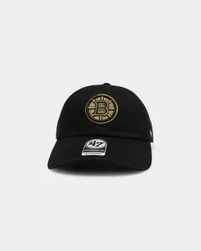 47 Brand Boston Bruins Clean Up Strapback Black/Gold