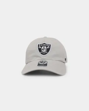 47 Brand Las Vegas Raiders 47 Clean Up Strapback Grey