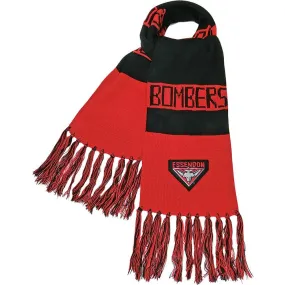 AFL Essendon Bombers Bar Scarf