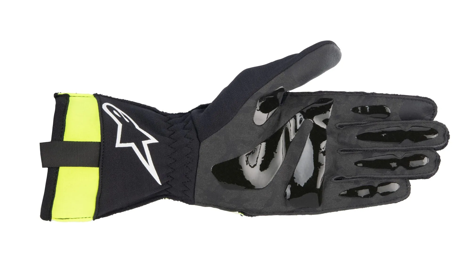 ALPINESTARS 3551823_155_L TECH 1 KX v3 Karting gloves, black/yellow fluo, Size L