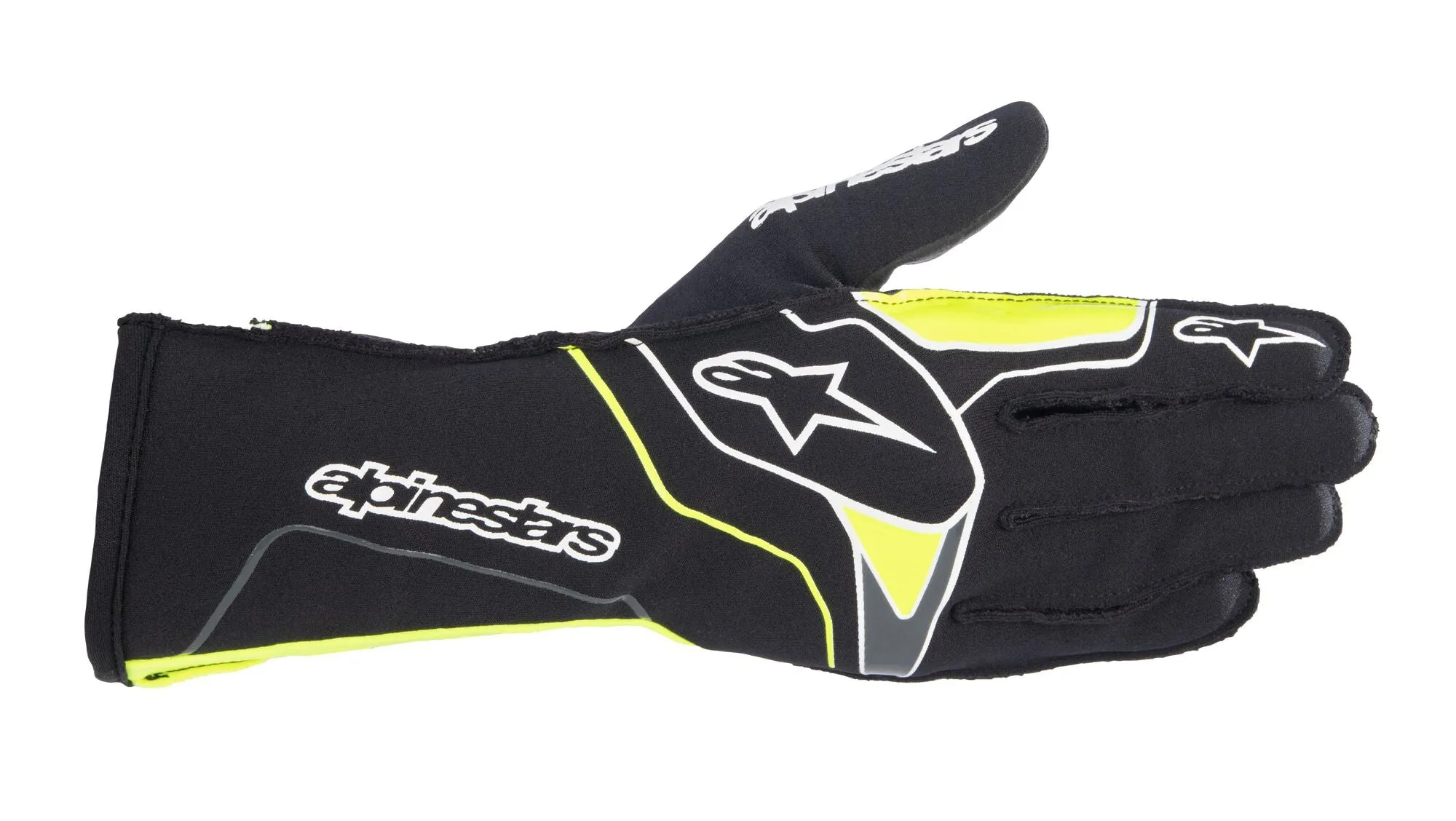 ALPINESTARS 3551823_155_L TECH 1 KX v3 Karting gloves, black/yellow fluo, Size L