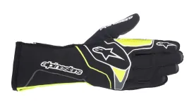 ALPINESTARS 3551823_155_M TECH 1 KX v3 Karting gloves, black/yellow fluo, Size M