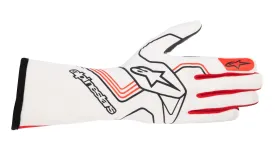 ALPINESTARS 3551823_23_L TECH 1 KX v3 Karting gloves, white/red, Size L