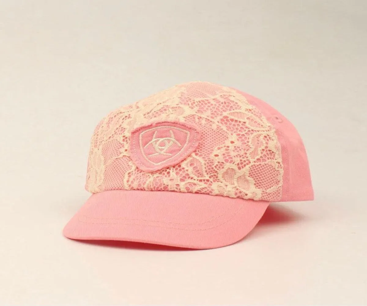 Ariat Infant Lace Pink Ball Cap A300008330