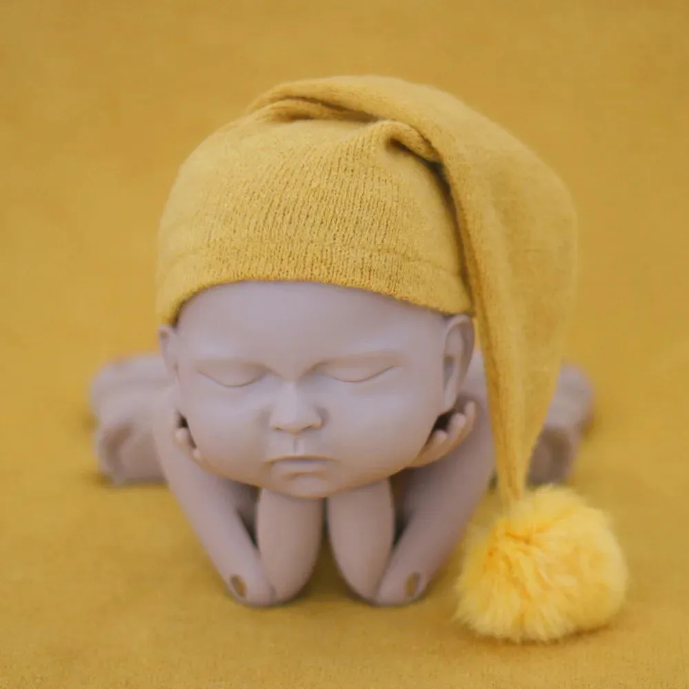 Baby Accessories Hat Newborn Beanies, Infant Photography Props, Reborn Baby Hat