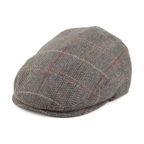 Baby Tweed Flat Cap Brown-Grey Wholesale Pack