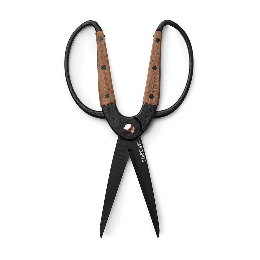 Barebones Garden Scissors - Walnut