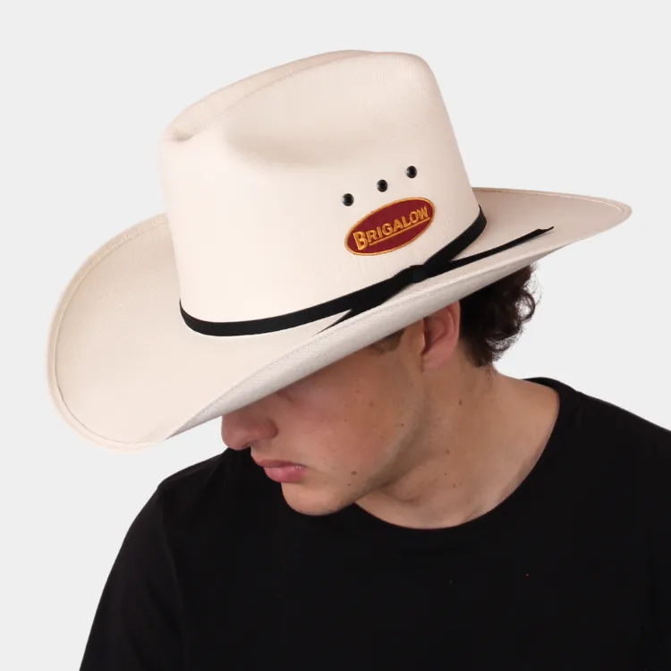 Brigalow Drover Straw Hat - White