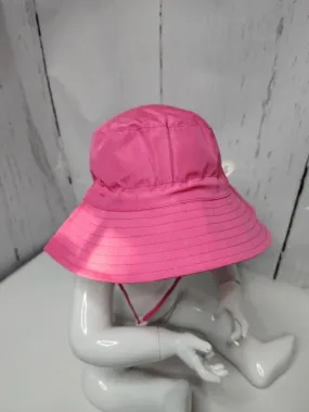 Bucket/Sun Hat With Chin Strap Wide Brim Children's 2-8yr Pink scbhp