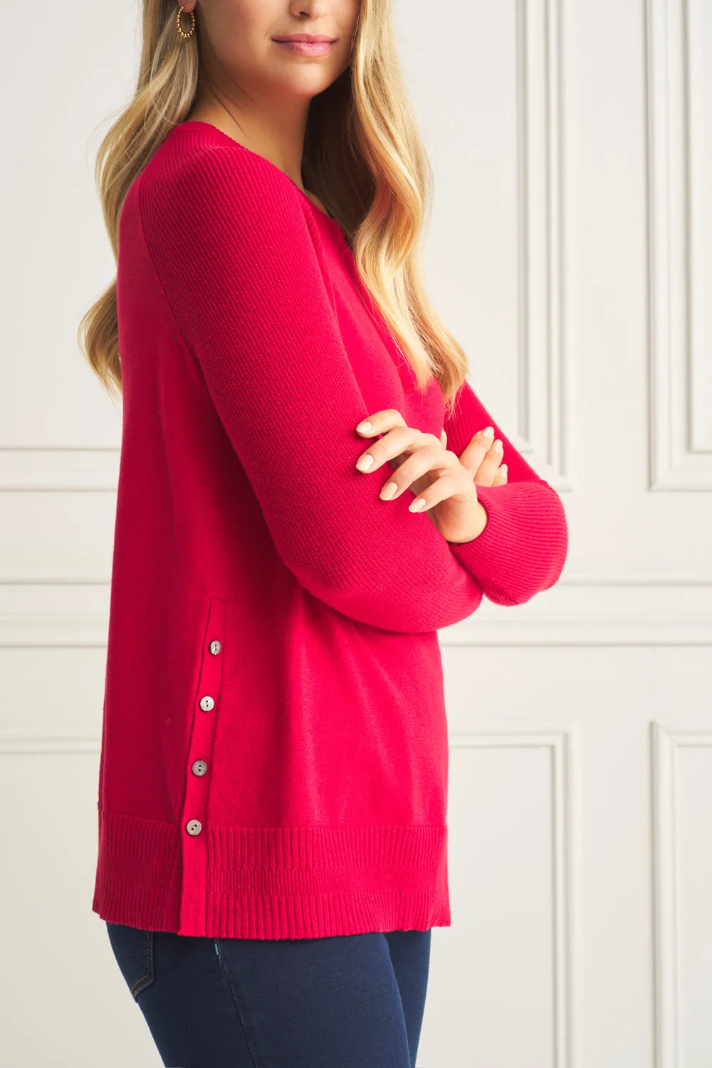 Button Side Detail Jumper