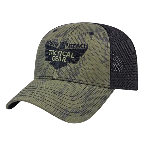 Cap America Custom Embroidered Hat with Logo - Tactical Screen Print Mesh Back Cap i2012