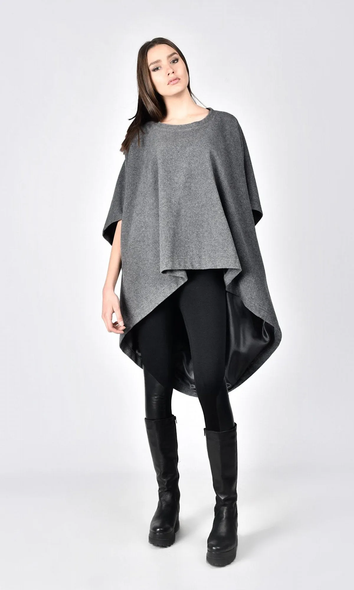 Cashmere Blend Poncho