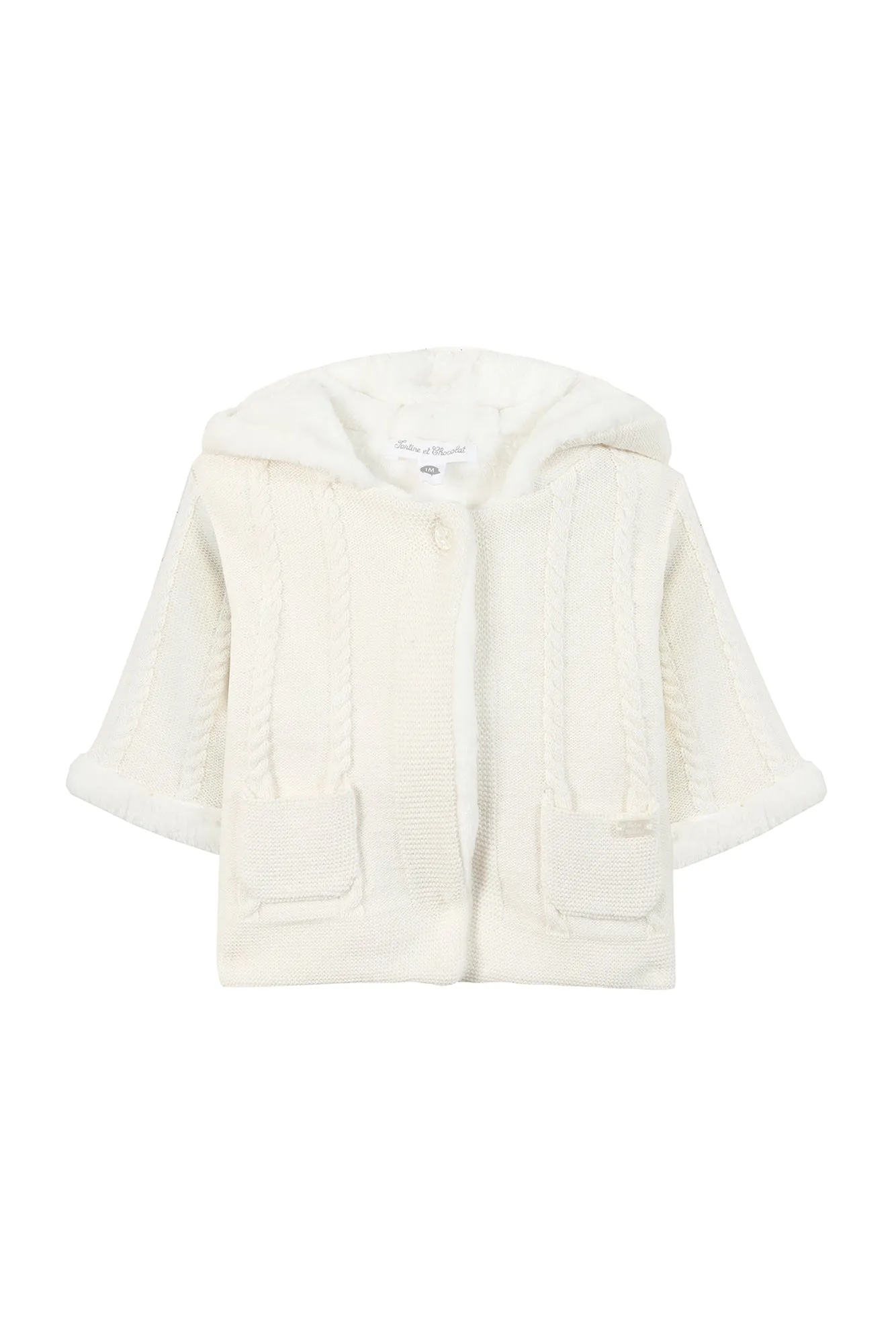 Coat - Warm Ecru Knit