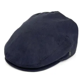 Cotton Flat Cap Navy Wholesale Pack