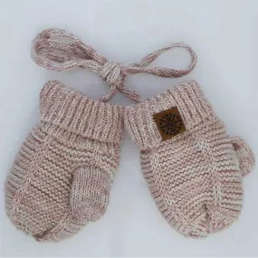 Cotton Knit Baby Mitten - Rose Mix | CALIKIDS