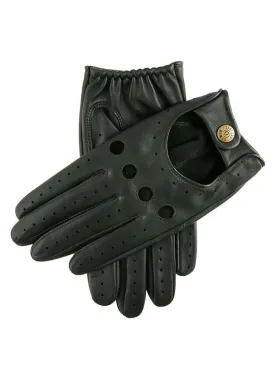 Dents Delta Mens Classic Leather Driving Gloves - Racing Green