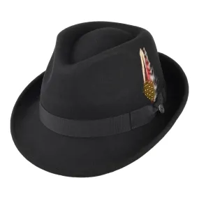 Detroit Trilby Hat Black Wholesale Pack