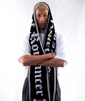 Black Oversized Scarf by DJ Hell