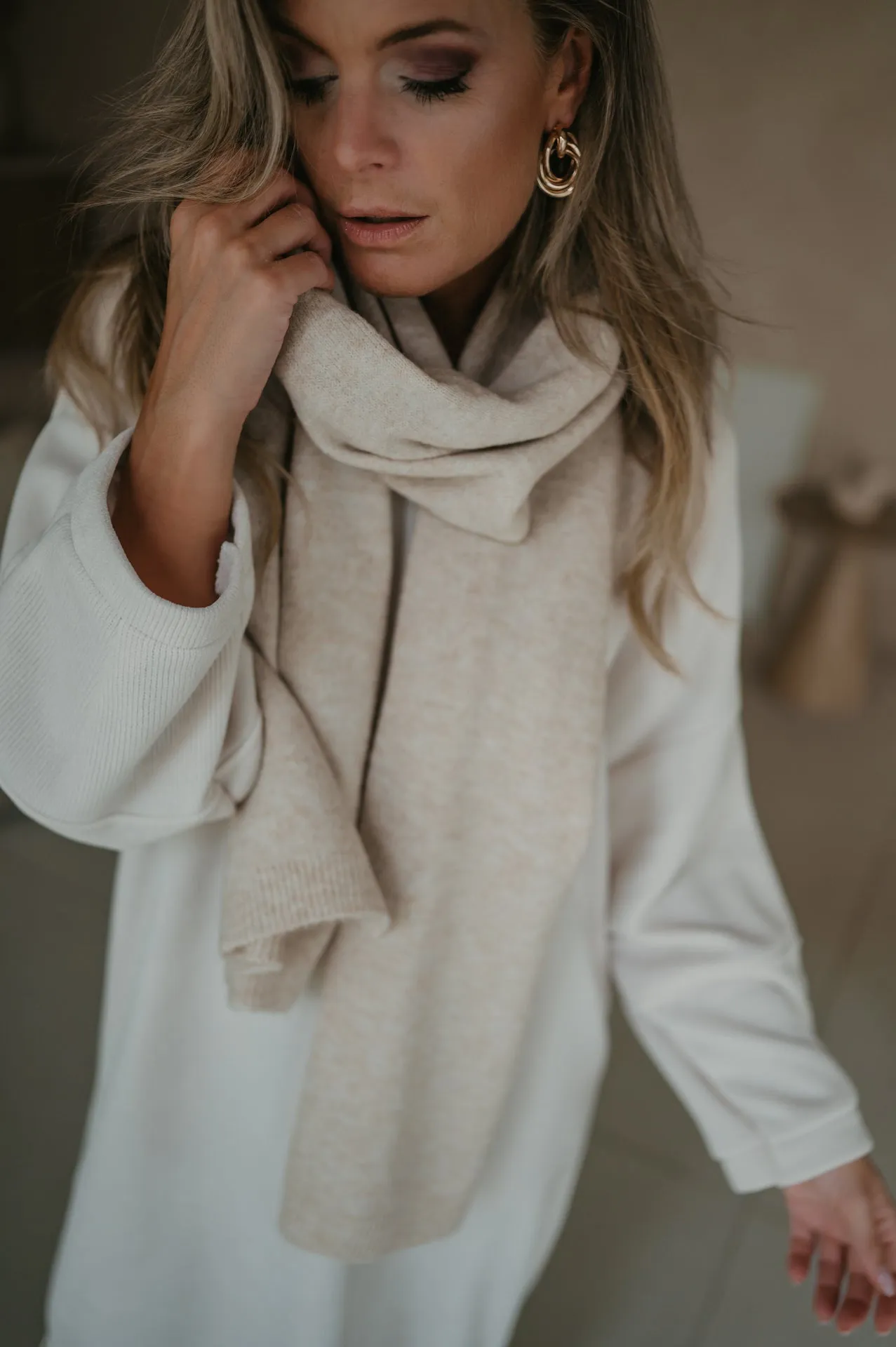 Esiste scarf I Beige