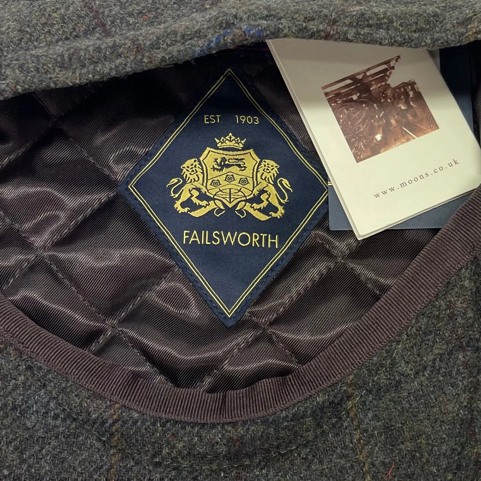 Failsworth - Cambridge Gamekeeper - Merino Wool - Olive Blue #398 59cm