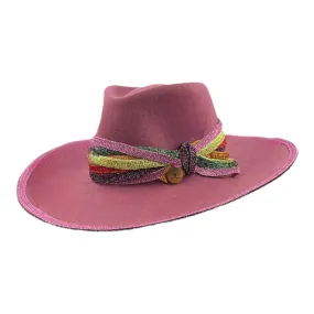 Fedora Sweet pink hat