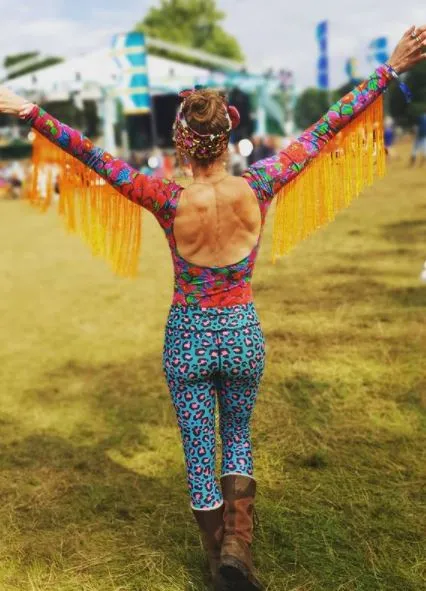 FOLKLORICO FRINGED BODYSUIT