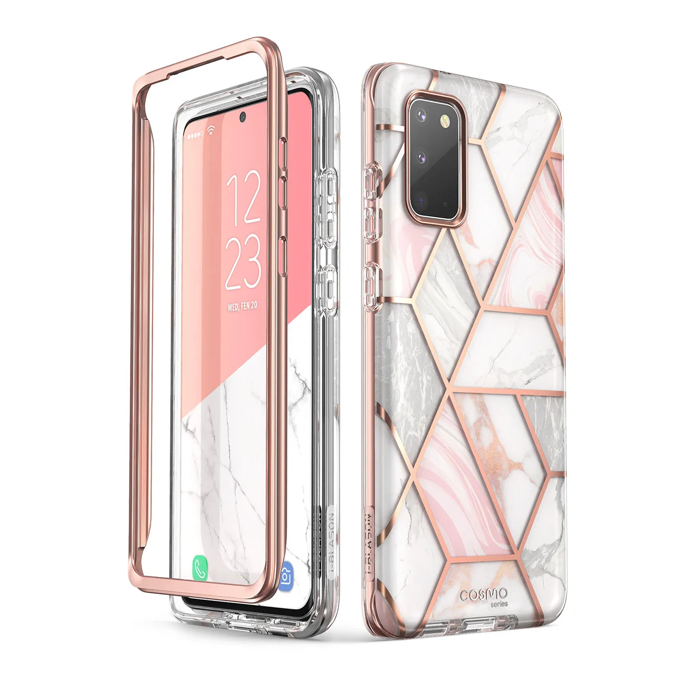 Galaxy S20 Cosmo Case - Marble Pink