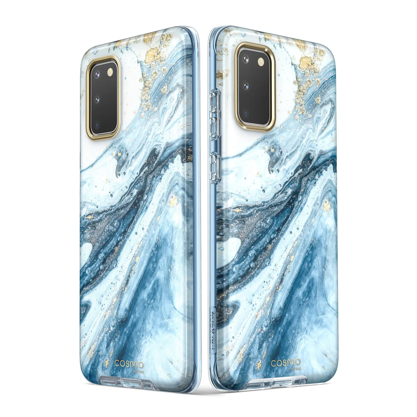 Galaxy S20 Cosmo Case(open box) - Marble Blue