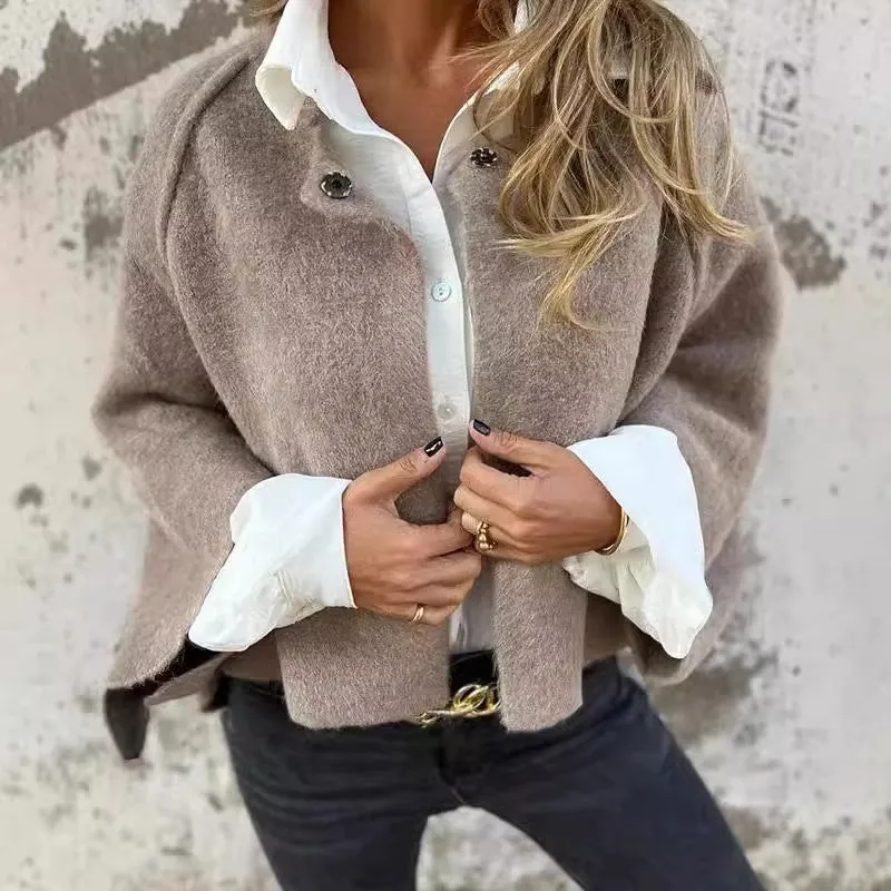 GIULIA-Cappotto corto in cashmere