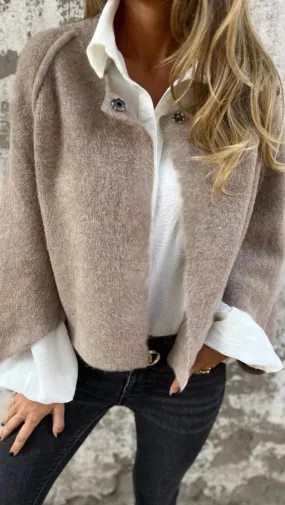 GIULIA-Cappotto corto in cashmere