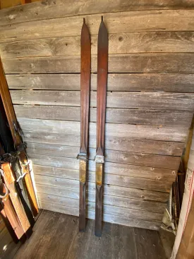 Harvey Dodds Vintage Pointed Tip - 1920s Downhill Skis