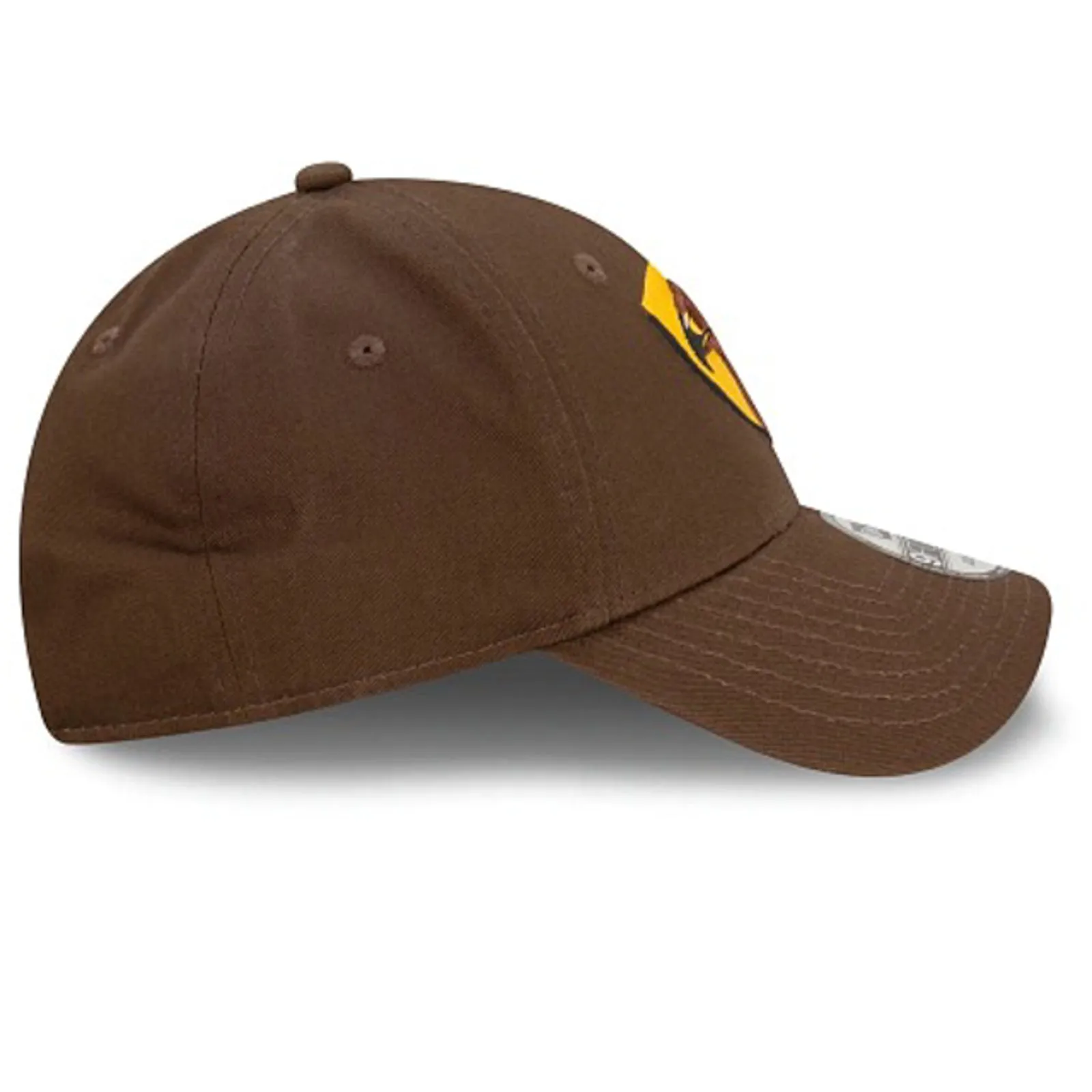 Hawthorn Hawks Official AFL Team Colours 9FORTY Cloth Adjustable Strap Cap By New Era