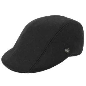 Hills Hats - Duckbill Ivy Cap - Melton Wool - Black or Navy - Small