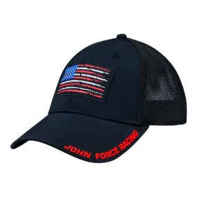 John Force Flag Mesh Hat