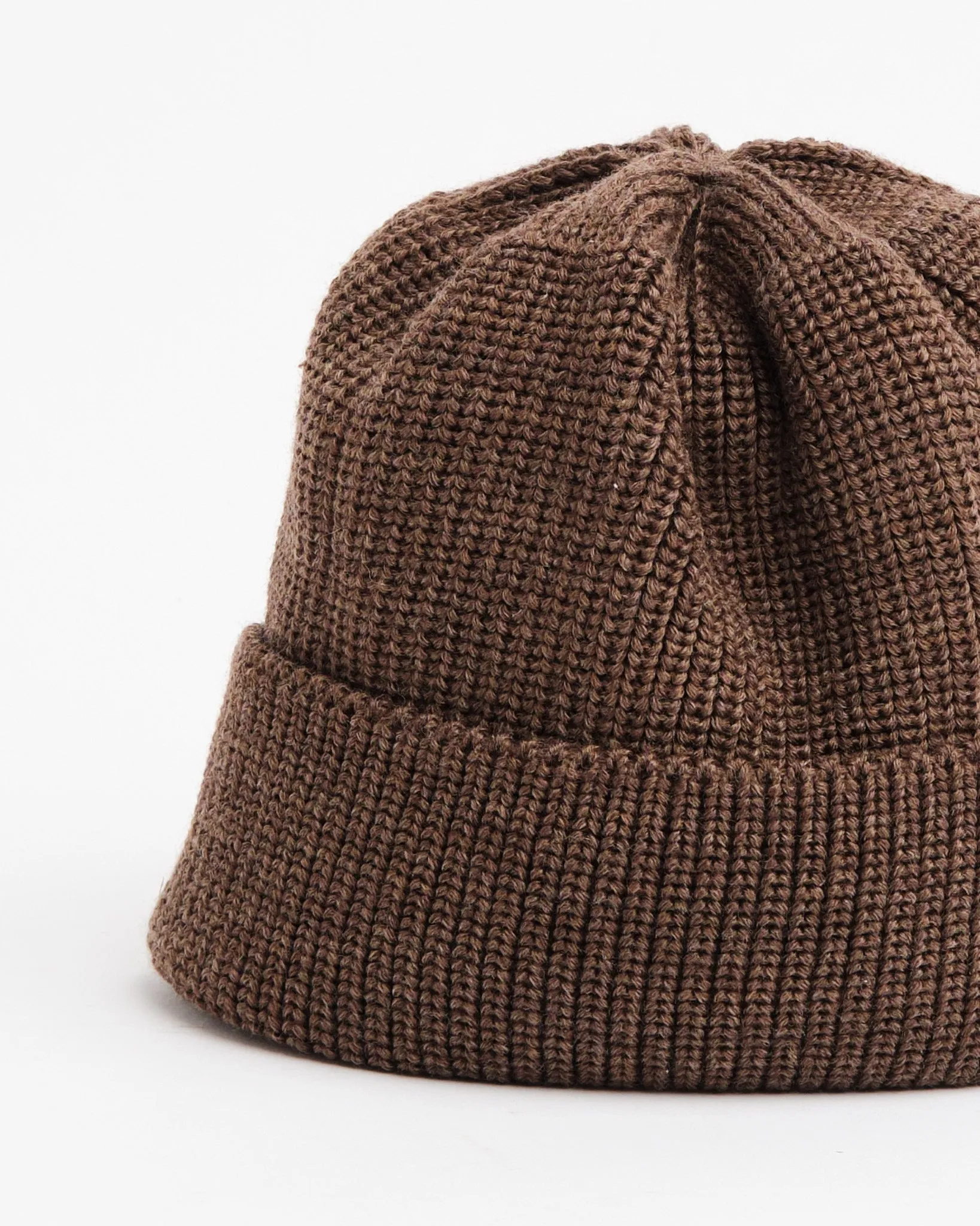 Knit Watch Cap Brown