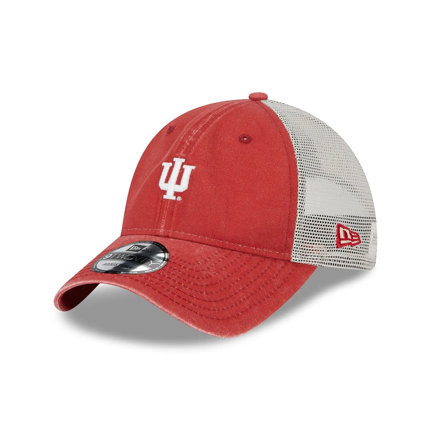 Ladies Indiana Hoosiers Micro Mesh Back Crimson Adjustable Hat