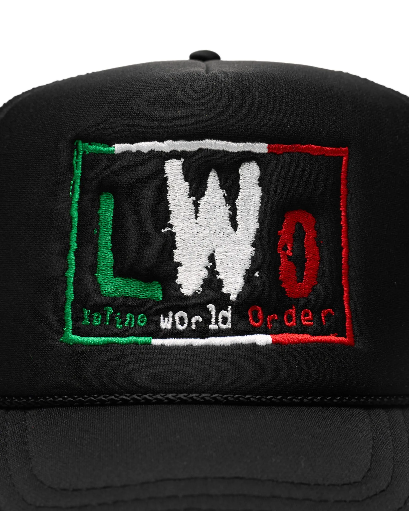 LWO Black Trucker Hat