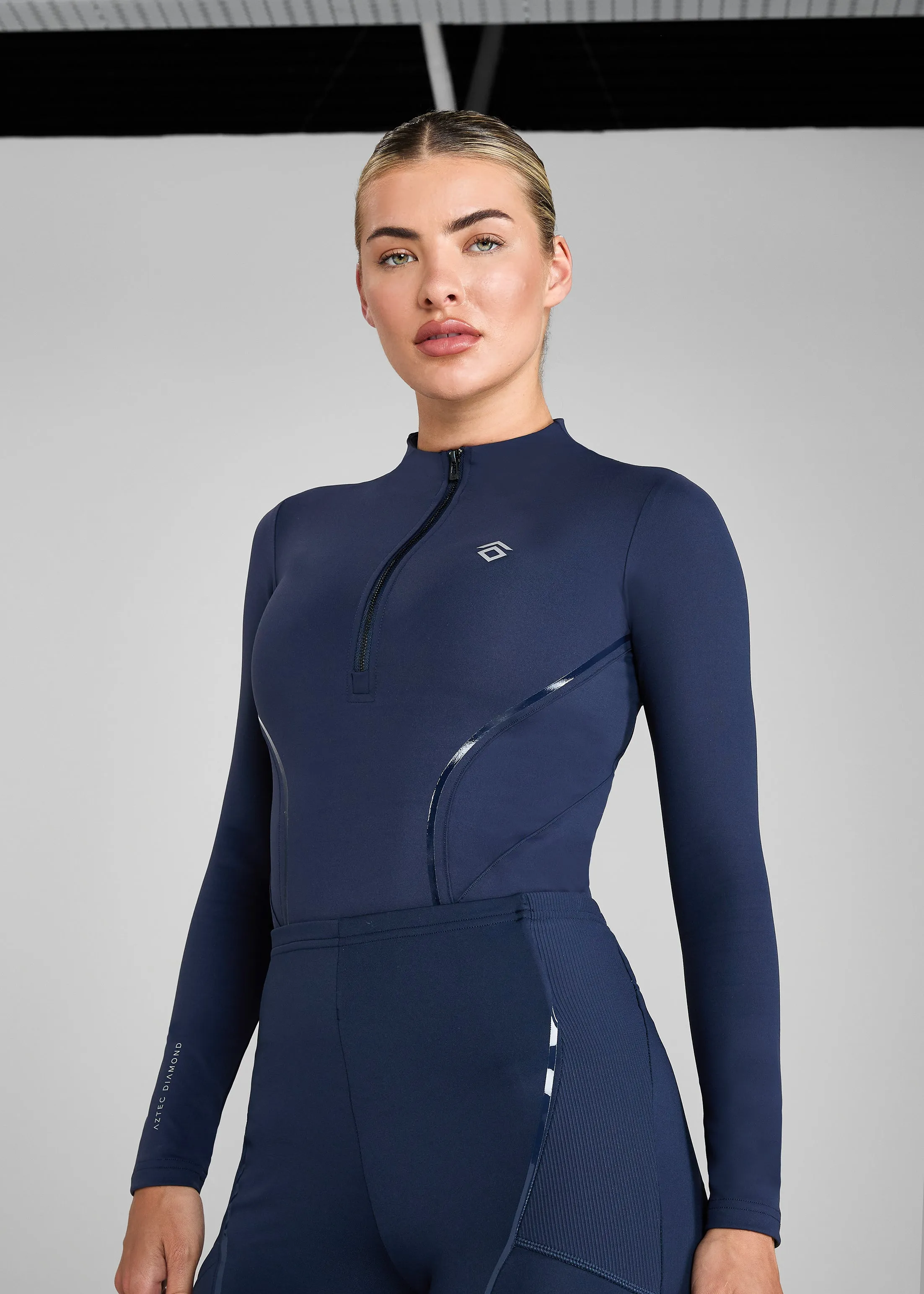 Navy Taped Base Layer