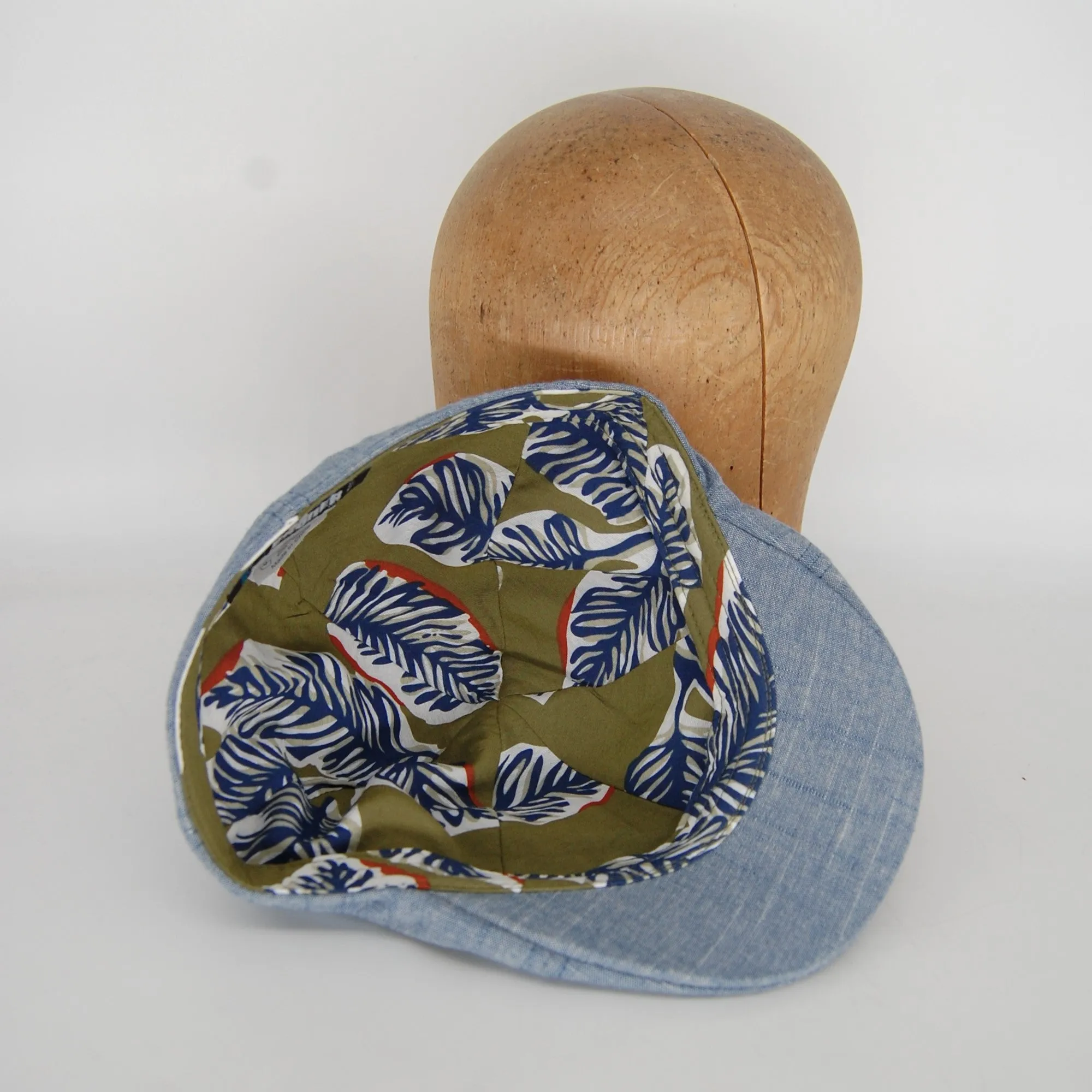 Pub Cap, Cotton Chambray