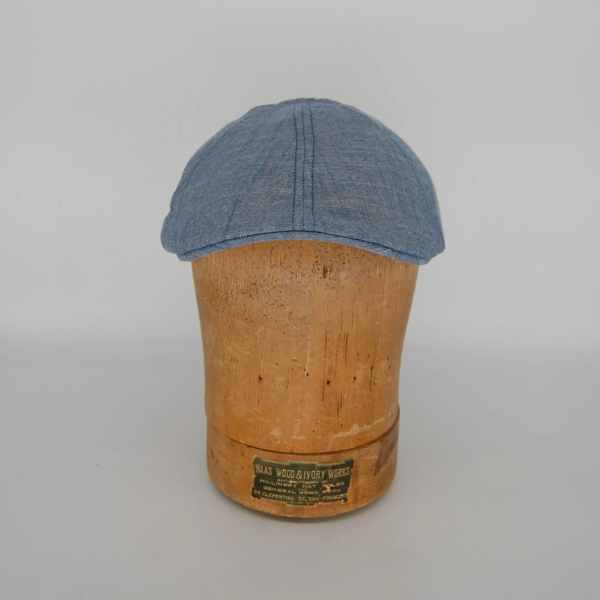 Pub Cap, Cotton Chambray