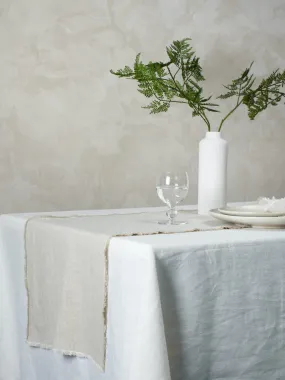 Putty Linen Table Runner