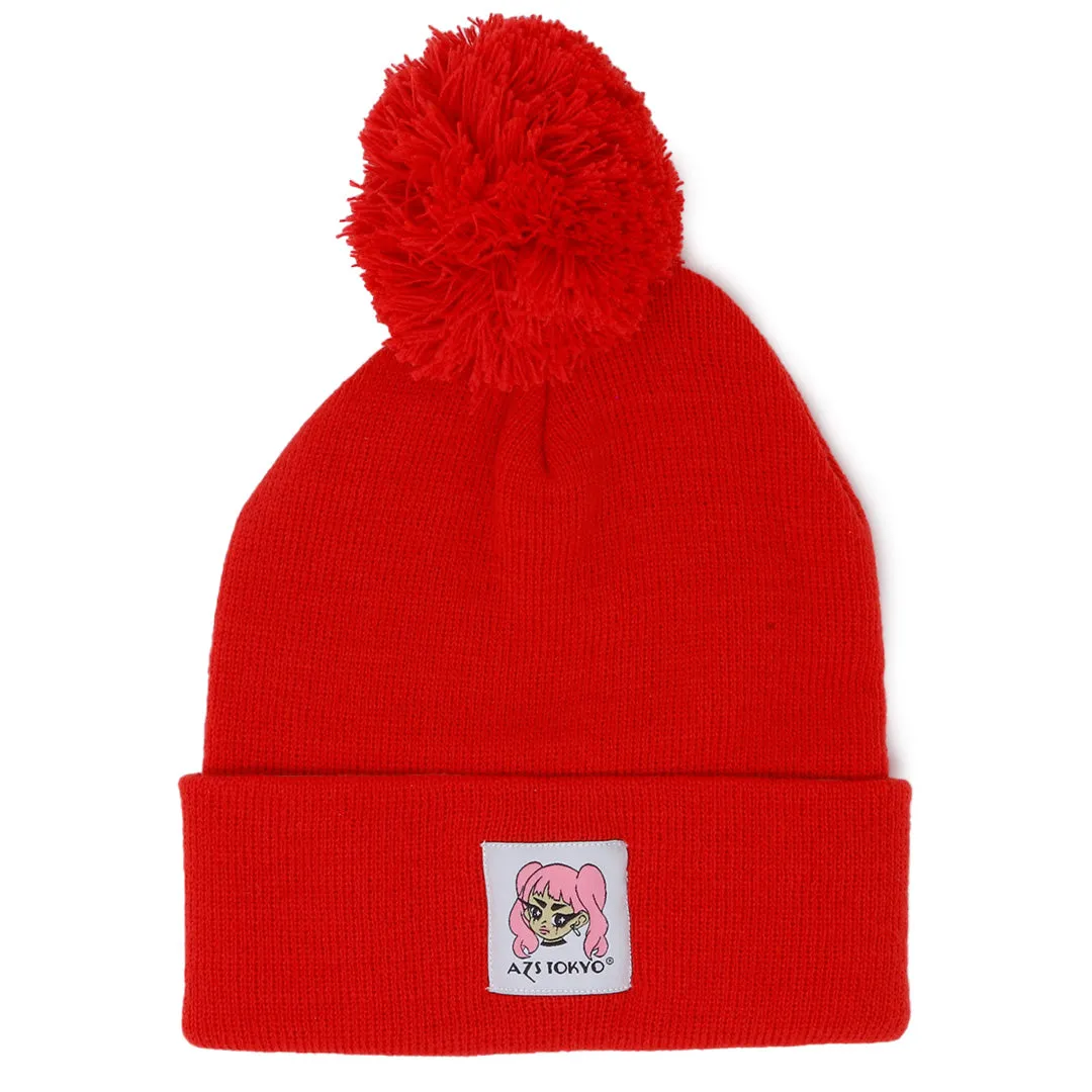 "AZS TOKYO" POM POM BEANIE