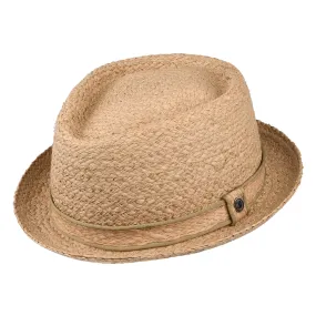 Raffia Diamond Crown Pork Pie Hat Wholesale Pack