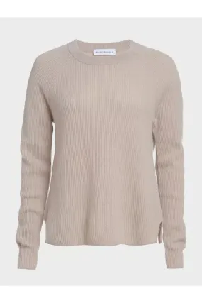 Recycled Cashmere Ribbed Crewneck