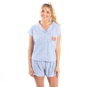 Seersucker PJ Short Set