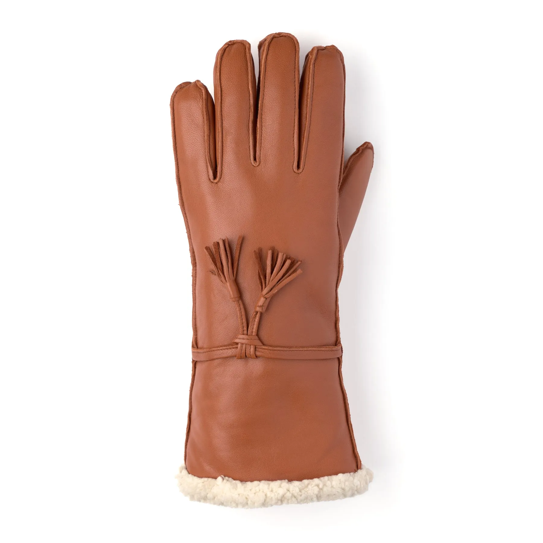 Tassel Leather Glove