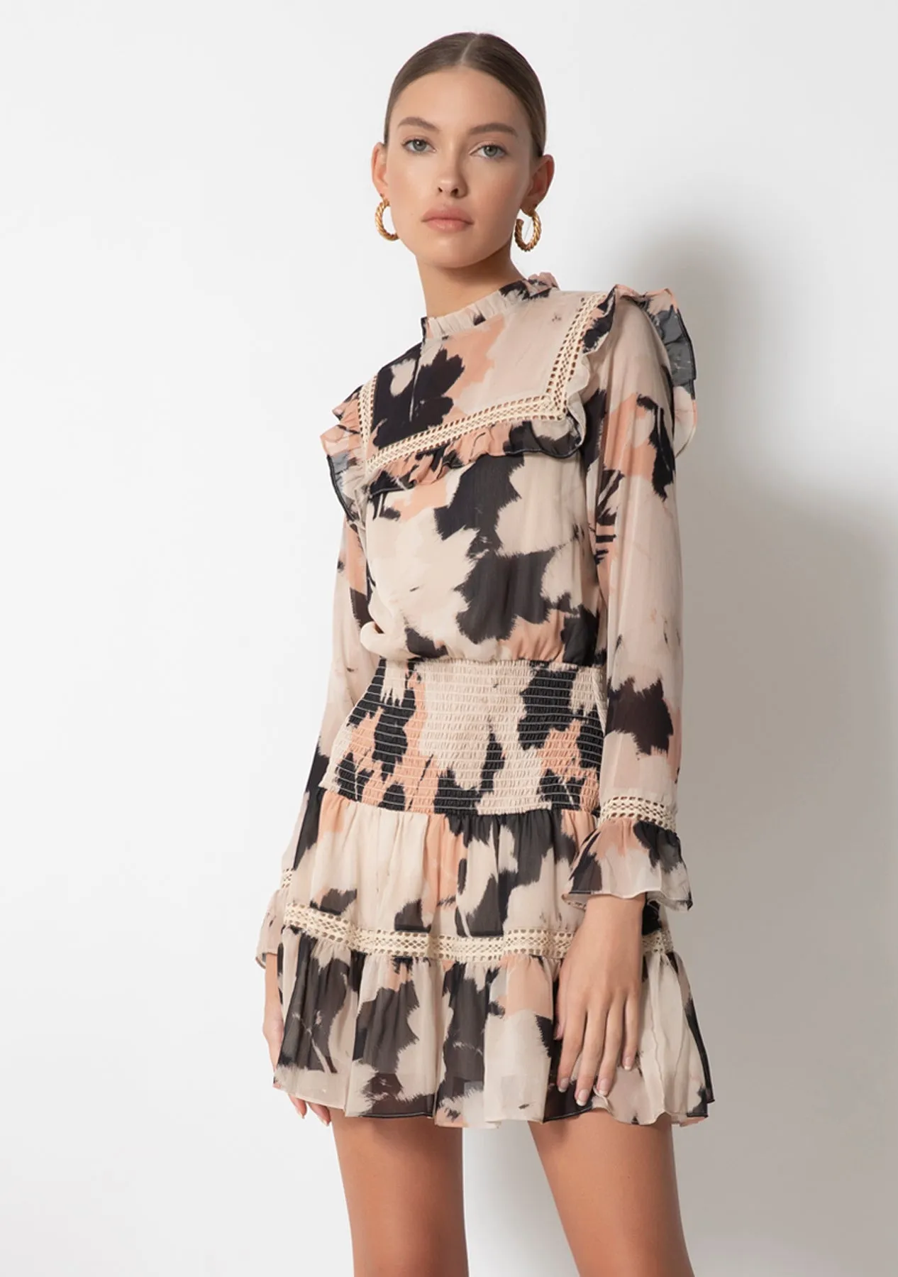 Valeria Silk Georgette Dress