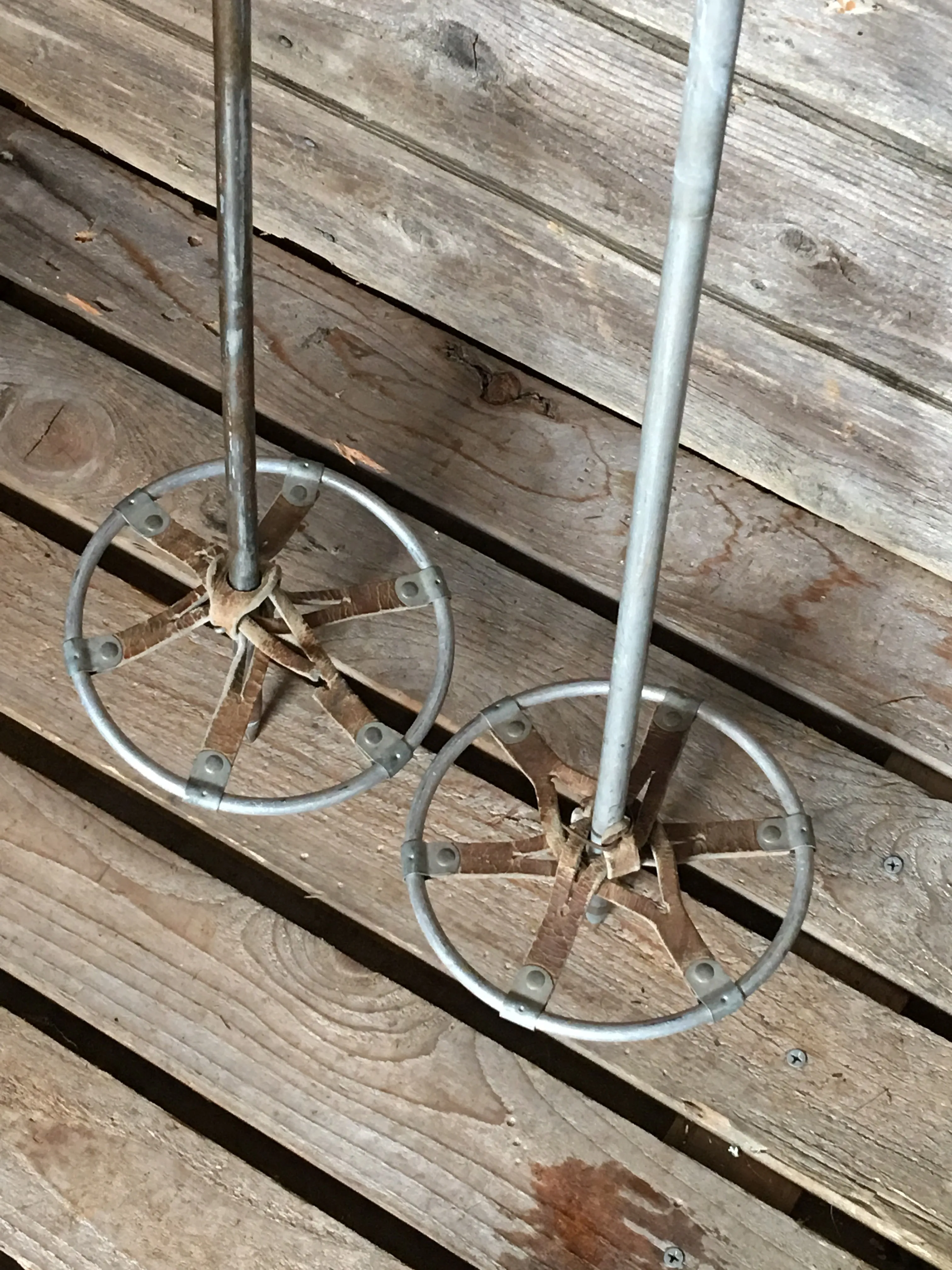 Vintage Adjustable Ski Poles - C.A Lund - US