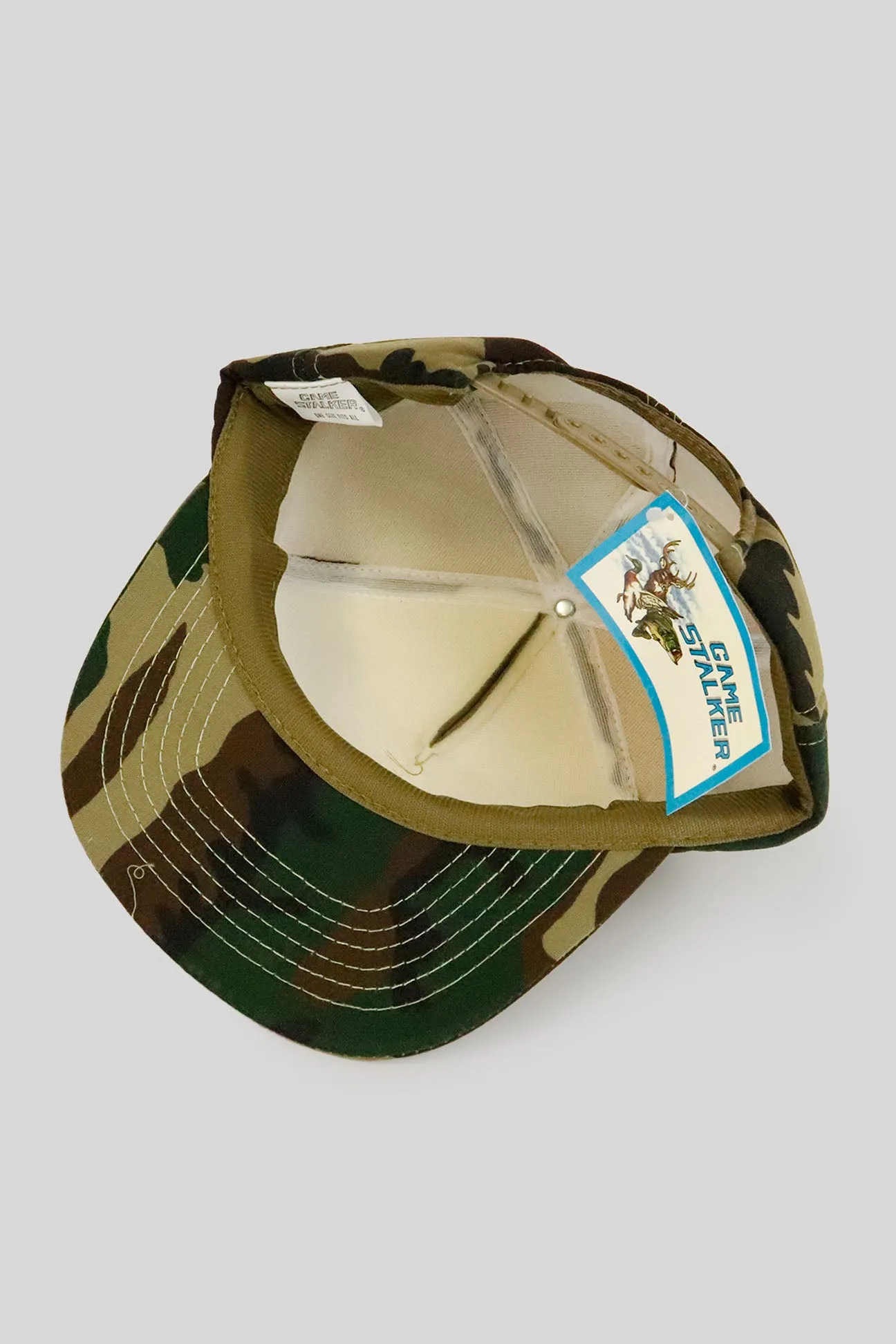 Vintage Deadstock Camo All Foam Trucker Hat